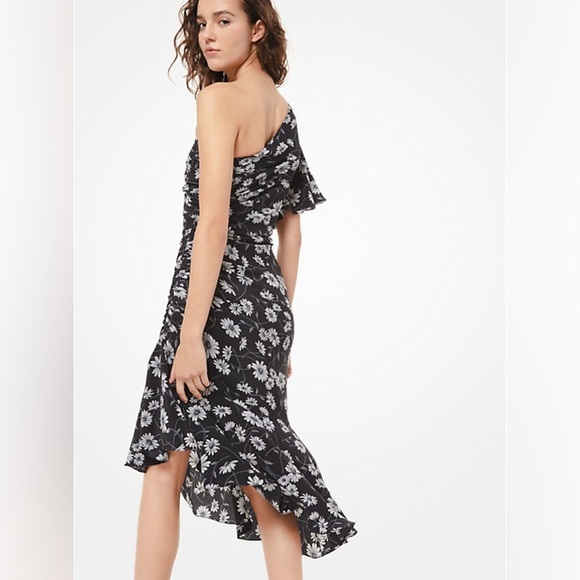 Michael Kors Collection Daisy Silk Crepe De Chine Dress, size 14 - Picture 1 of 10